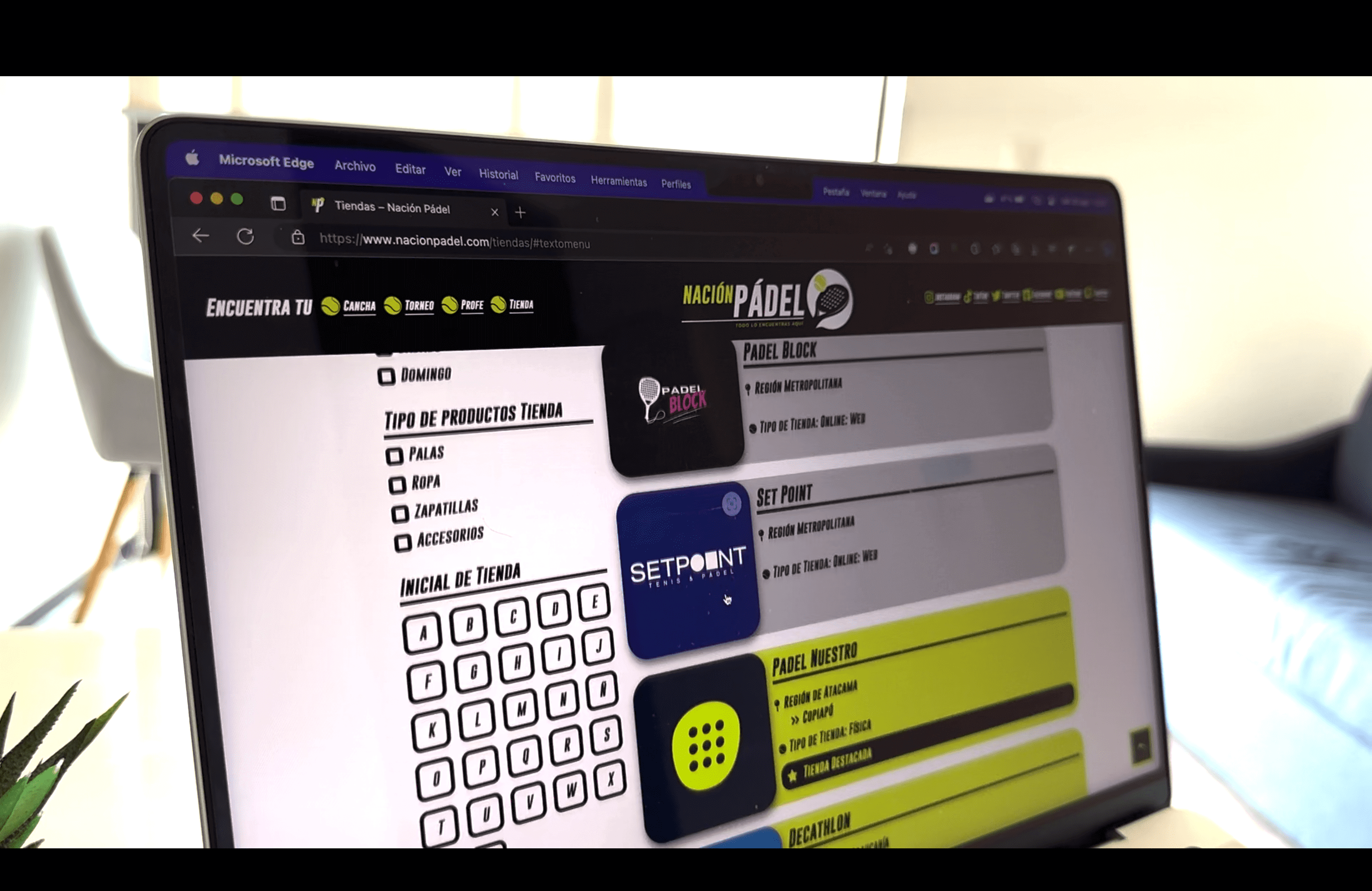 Aparecer en Nación Pádel